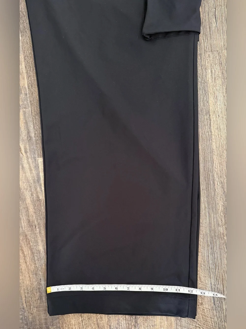 Beyond Yoga XL City Chic Wide Leg High Rise Cargo Pant Black Inseam 29.5